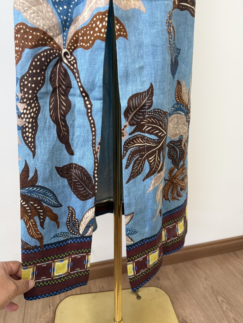 ALEMAIS Georgie printed linen midi dress - Picture 12 of 13